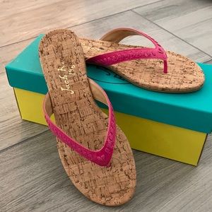 LAST DAY🔥NEW Jack Rogers Pink Collins Flip Flop 6